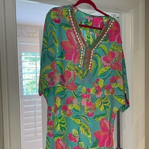 Lilly Pulitzer short Kimono Dress, Med